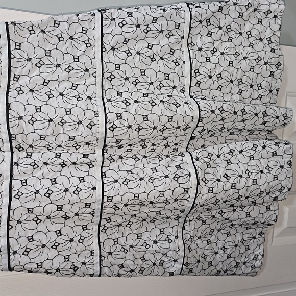 Autograph Black & White Floral Dress Size 14 - Picture 10 of 14